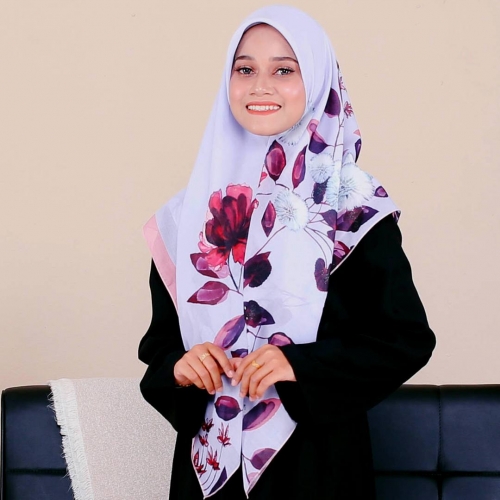 Tudung Bawal Cotton Voile - Roselle